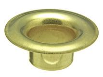 047 ROLLED RIM GROMMETS AND WASHERS Rolled Rim Grommet Spur Washer Made of thicker gauge brass for robust construction Interlocking washer teeth grasp material tightly for premium security Ideal for