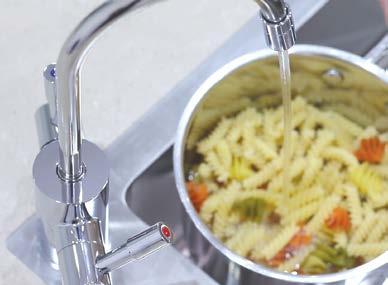 Just steaming hot water, with an adjustable temperature, that s ready whenever you are. Enjoy quicker cooking.
