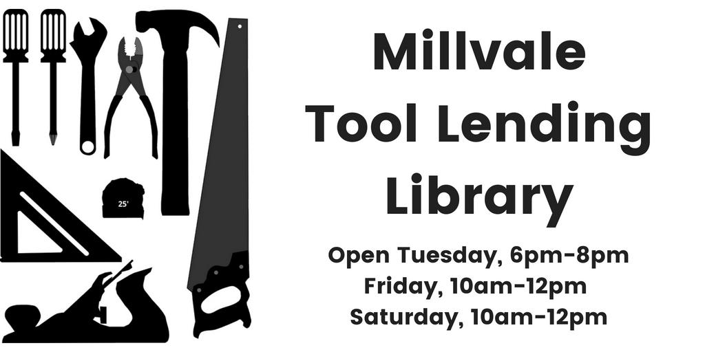 Tool Lending Library Over 350 Tools available for checkout Over