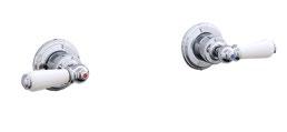 Shower Arms & Risers AU5506 - Single lever shower mixer with pressure balancing valve AU3231 - Wall valve set with crossheads Select from a variety of shower arms mounted on the wall or