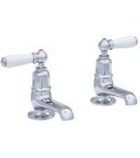 AU3790 - Wall mounted basin set with country spout & levers AU3791 - Wall mounted basin set with country spout & crossheads While
