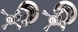 lever handles and ceramic discs.