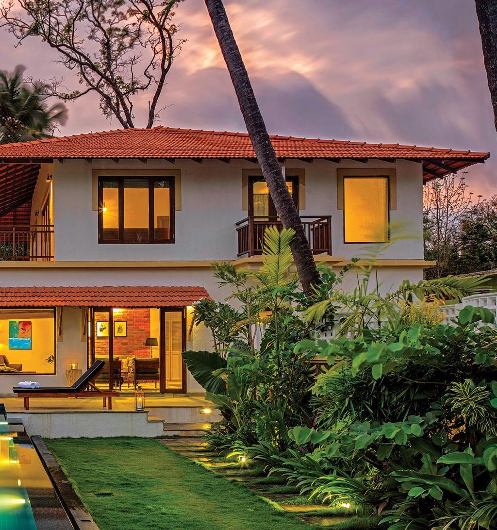 The Mangalore tiles used in this home are typical to Goan