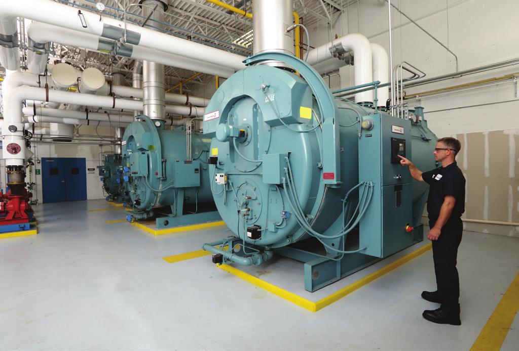 We offer comprehensive, in-depth training that teaches how to operate and maintain boiler systems at maximum safety and performance, both at the Cleaver-Brooks Boiler House and Product Development