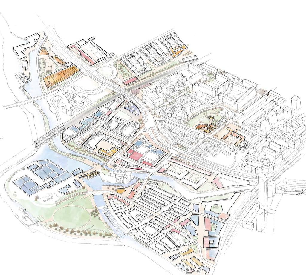 Key benefits delivered by the masterplan will include: 1 2 3 4 5 Improved pedestrian connectivity across the A12 Greater access to the Conservation Area and Listed Mill Buildings Unlocking the