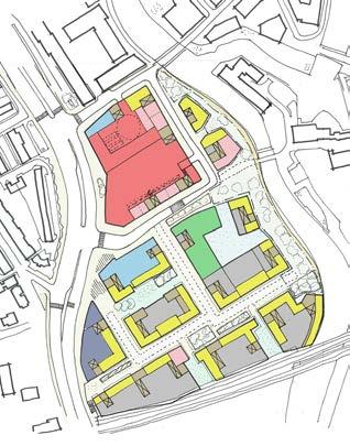 constraints Establish key principles for connectivity, land use, open space Review options for location of key town centre uses and activities Select preferred option Testing of