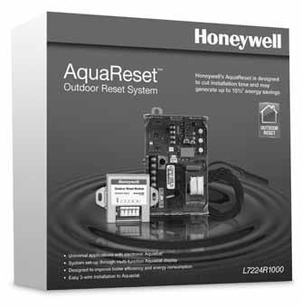 EnviraCOM larm Module (W8735S3000) W8735S1000 Honeywell quareset Outdoor Reset Kit Designed to improve boiler efficiency by automatically resetting boiler water temperature based on outdoor