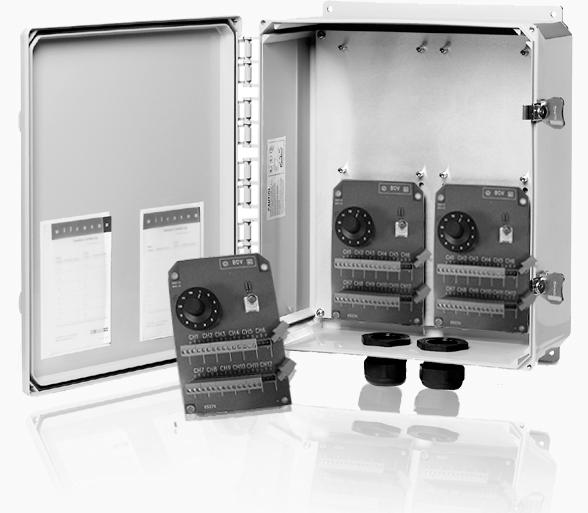 Enclosures Switch and termination boxes Junction boxes simplify taking route data by making multiple channels of vibration output available at one
