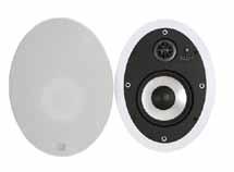 IN-CEILING SPEAKERS IC521 IC611 With the good off-axis sound they are perfect to place where you simply want to listen to quality sound.