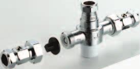 Thermostatic Blending Valves Thermostatic Blending Valves 22mm TMV3 Thermostatic Blending Valve Healthcare Leisure Education Institutions Supplied with check valves and filters 22mm compression
