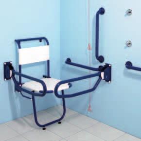 DocM DocM Changing Room Pack Healthcare Leisure Education Institutions One box solution LANTAC Approved to Document M Adaptable for left hand or right hand installation Robust fold-up/drop down seat