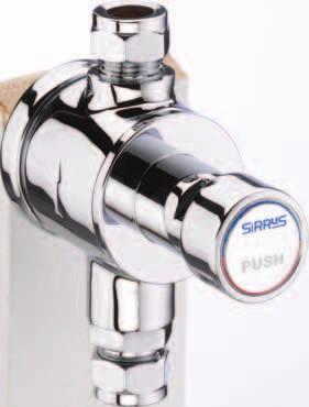 Timed Flow Controls Group Showering Sirrus has developed an extensive range of mechanical timed flow water controls and accessories to provide flexible showering and hand washing solutions in public