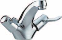 1 bar (except where stated) Designed to comply with BS5412 Ergonomically designed handles suitable for all environments Taps & Mixers Lever Basin Taps 3" (76mm) or 6" (152mm) Handles Leisure