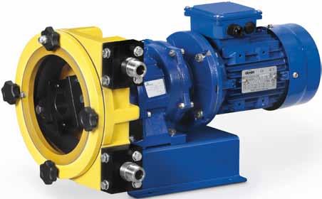 Flow rates from 10 to 1200 l/h, different drive options at fixed or variable speed, with the