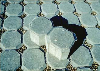 Typical Paver Shapes for PICP Drainage joints Drainage features or shape PICP Aggregates Free-draining (open graded) aggregates comply with the