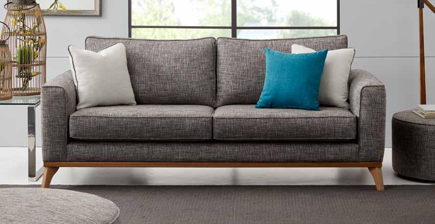 Rosco FROM $1999 New contemporary design with sleek T-cushion arm, and reversible seat and back cushions. Many combinations and fabrics available.
