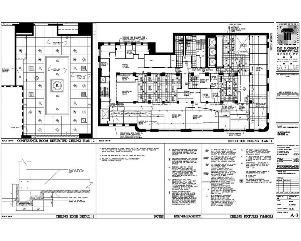 21014 Reflected Ceiling Plan : Office 사무실의천정디자인과전반확산조명과부분조명,