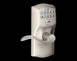 KEYLESS FRONT DOOR DIGITAL SCHLAGE LOCK To gain entry: (Please call 1 week prior to your arrival for the code.