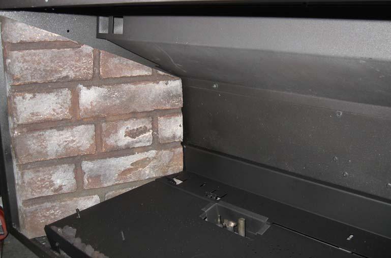 Optima 34 17 Left Brick Panel Placement as Shown NOTE: