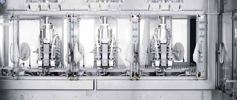 XTREMA PWD ASEPTIC POWDER FILLING & STOPPERING MACHINE Vial infeed continuous vs.