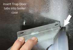 Remove the Trap Cleanout Assembly (H) from the Trap Body and clean and flush the