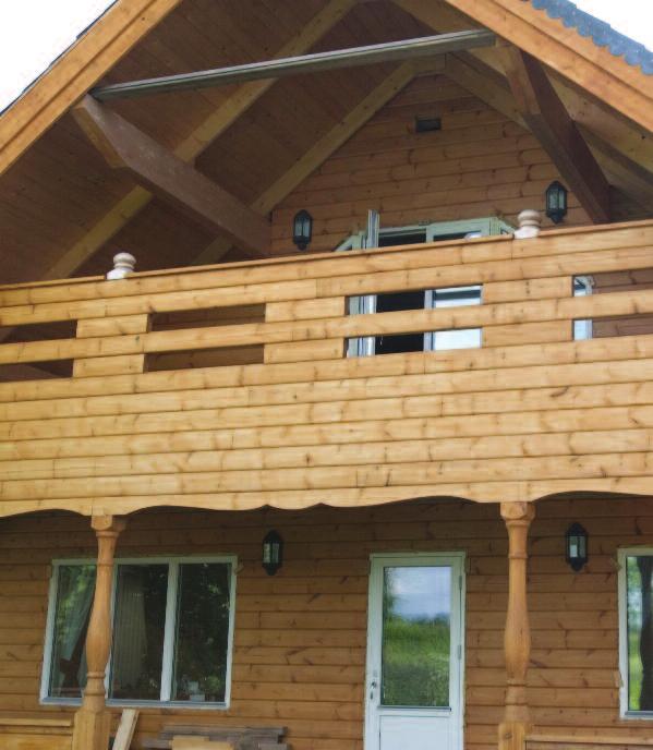 25 Project Overview Martin took on the challenge of a self-build project and after more than two years of research chose a Scandinavian Log House to build on the plot of