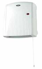 without any integral controls Number of heaters single unit with up to 3kW maximum loading Interface features: on/off switching only as signalled by the central controller Installation requires a