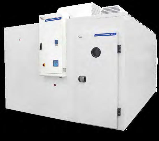 Walk-in Climatic Chambers +80 C +80 C Temperature and relative humidity controlled environment Stability testing
