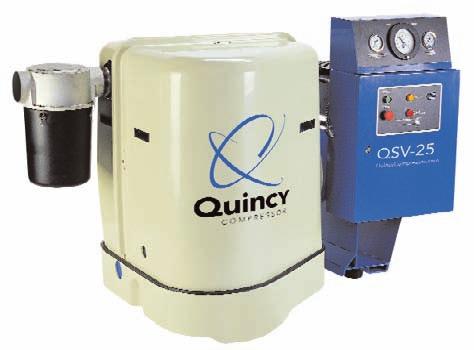 QSV ROTARY SCREW VACUUM PUMPS QUINCY COMPRESSOR: THE LEADER IN INDUSTRIAL VACUUM TECHNOLOGY Pioneers of rotary screw vacuum technology Developed the modulating vacuum inlet valve Introduced the era