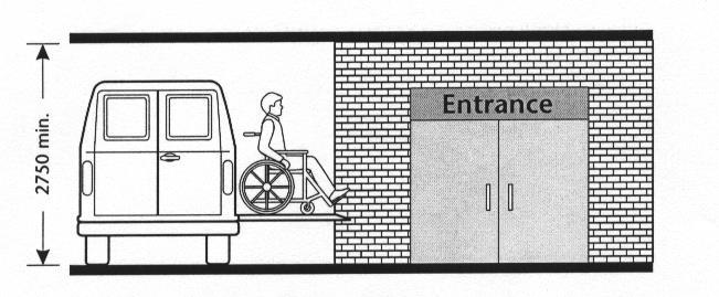 Figure 7 - Vertical Clearance at Passenger Loading Zone Access, Ramps and Walkways 16.