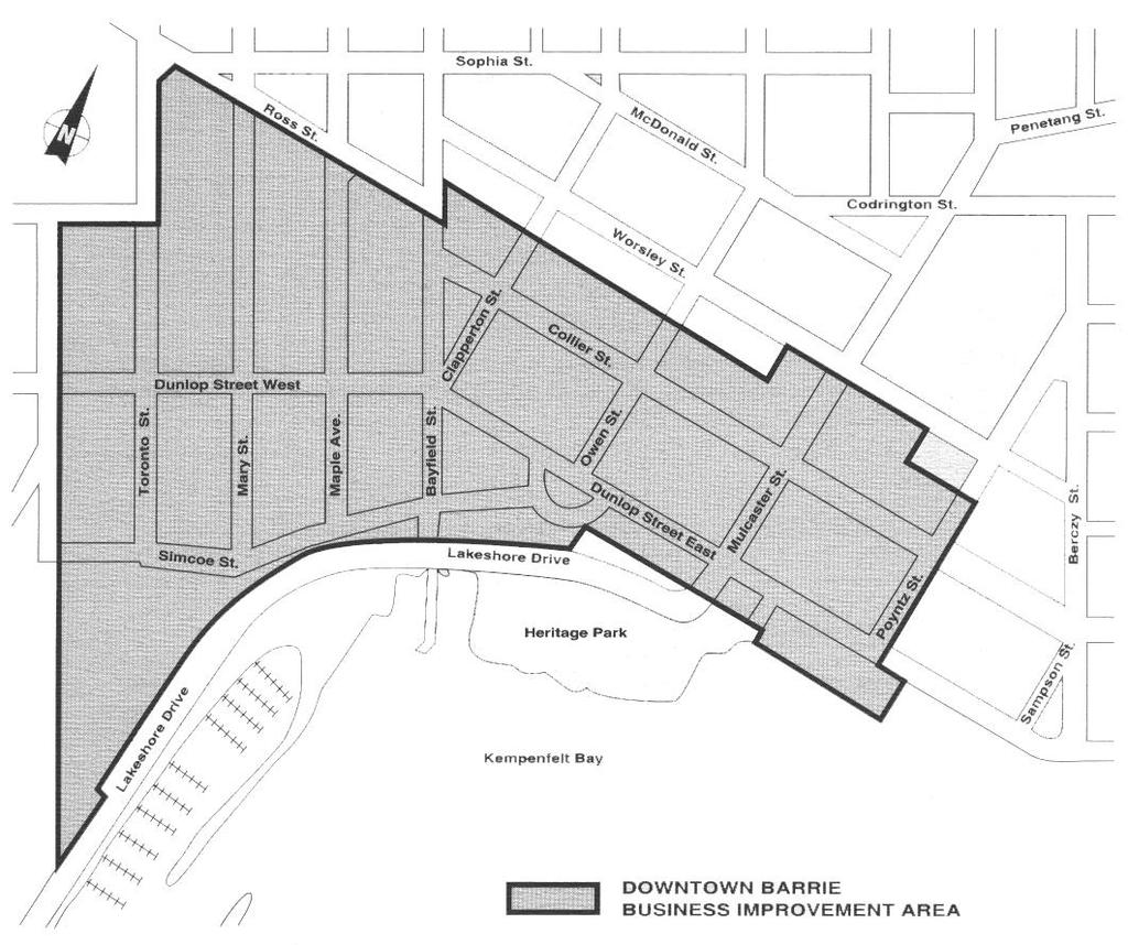 7.1 Building Façades in the Downtown Barrie BIA DESIGN GUIDELINES These guidelines were prepared for use in guiding the future façade development of properties in the Downtown Barrie Area.