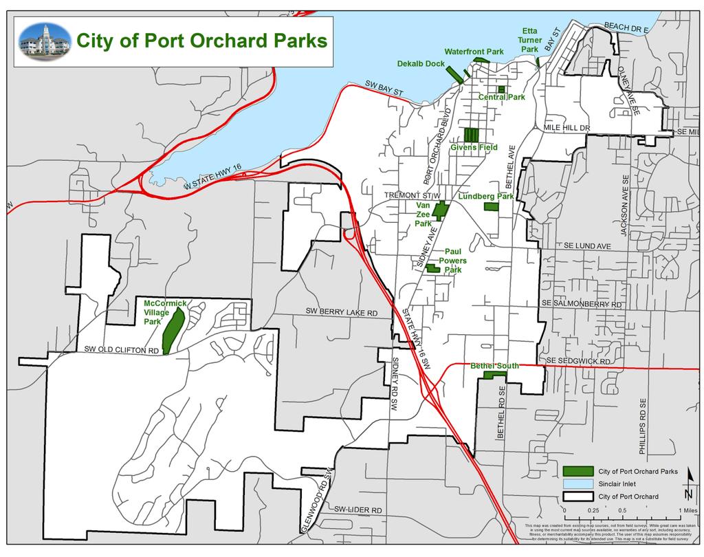 4.5. Future Plans A master park planning effort is needed to establish a long term vision and goals for the entire parks network, for non-motorized transportation linkages, and for specific City