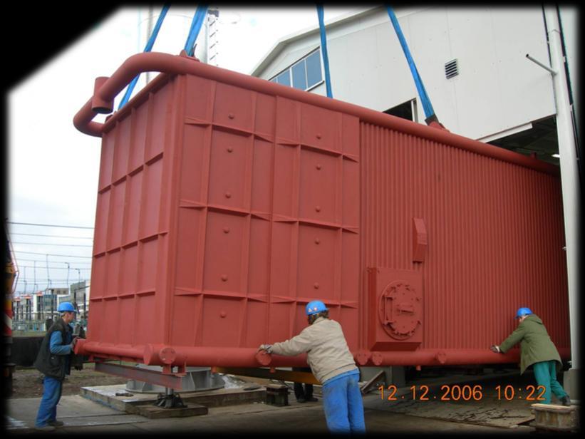 TRANSPORTABLE GAS AND MASUT BOILERS Transportable boilers are suitable solution for rapid construction of the source with low investment costs; The boilers are designed for combustion of gaseous and