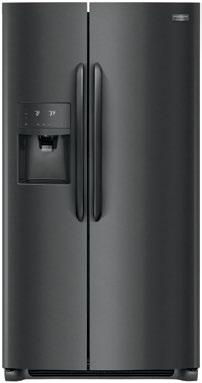 Humidity- Controlled Crisper Drawers 2 Store-More Glass Shelves Automatic Ice Maker 25.5 Cu. Ft.