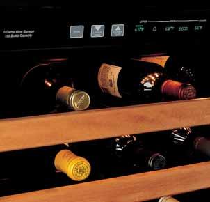 cabinetry with locally supplied front panels; customer may purchase Viking Professional or Designer handles, or opt for custom handles Fully integrated depth allows wine cellar to fit flush (DSSPL2,