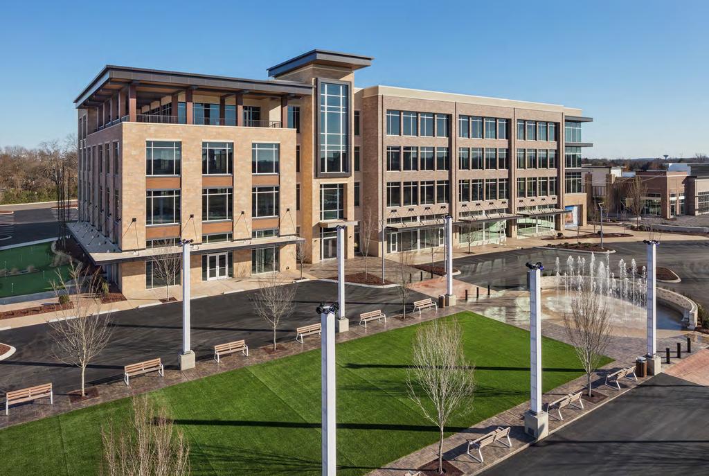 Class A Corporate Office Space Is Just Steps From Everything, Including Shops & Restaurants Fountains at Gateway is an upscale corporate office campus and retail district that includes 400,000 SF of