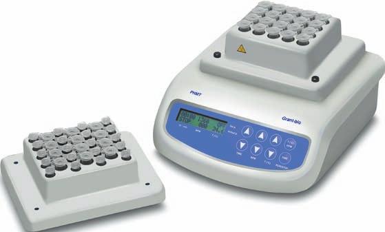 Thermoshakers» PHMT thermoshaker for microtubes Thermoshaker PHMT for microtubes Variable speed, variable temperature thermoshaker combining three instruments in one for maximum versatility and