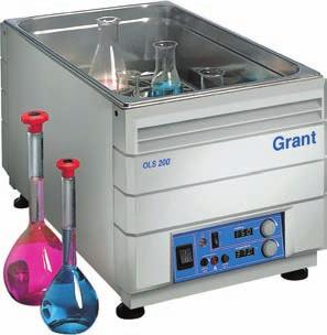 Shaking water baths» Shaking water baths World-renowned shaking water baths from Grant: high precision temperature control combined with a robust, high quality, patented orbital and linear shaking