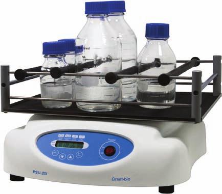 Shakers, mixers and stirrers» PSU20-i orbital shaking platform PSU20-i orbital multi-platform shaker Powerful and efficient microprocessor controlled, multi-functional orbital shaker providing all
