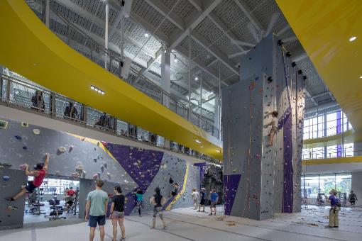 RA1.10 The expansive multi-level exercise spaces gave