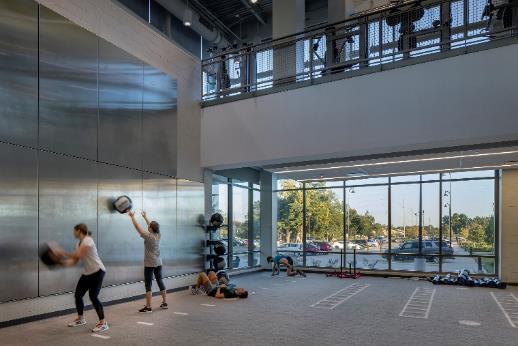 The designated functional fitness training studio expands