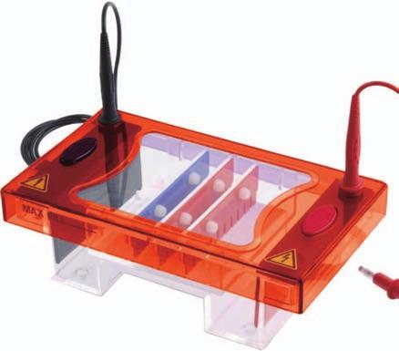 compatibility (03-3100) Great indications of gel making and running No tapes, clamps, or