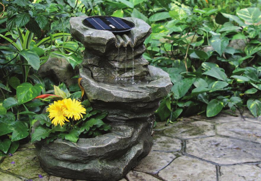Garden Accessories. Solar Fountains Decorative accessories add the final touches to your garden!