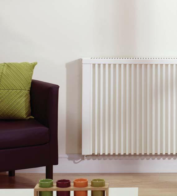 The radiator or radiators are then operated by a