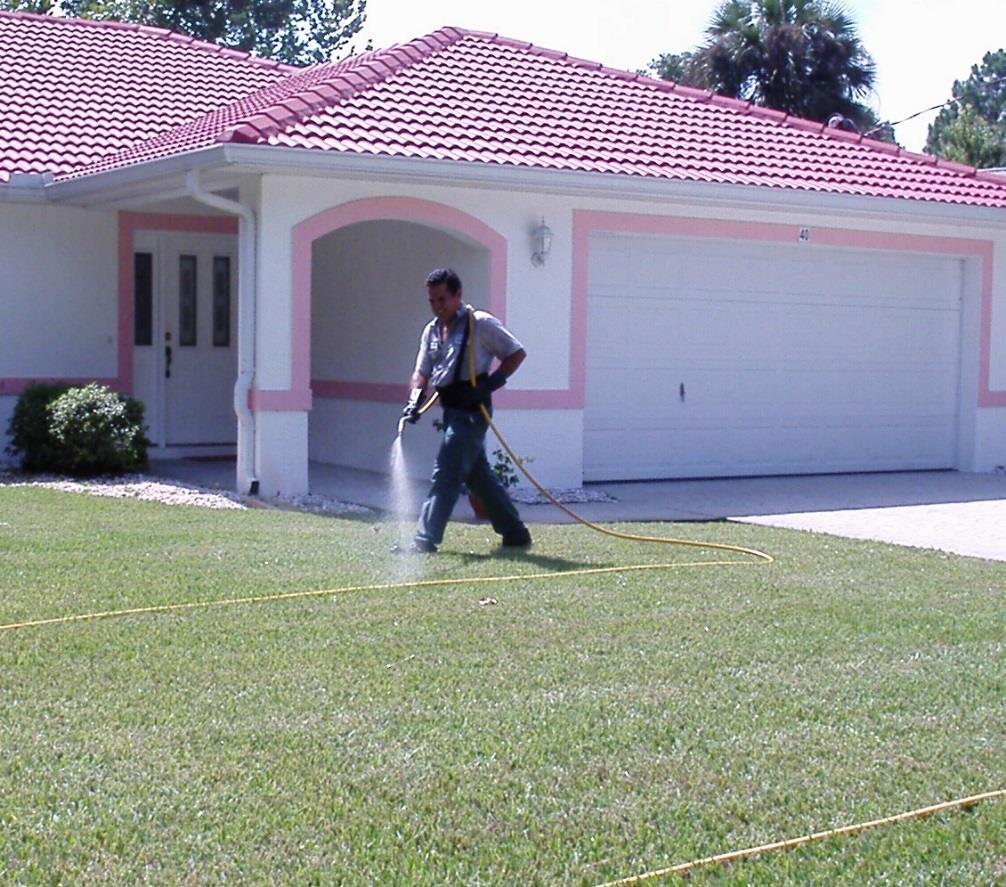 Minimize the use of fertilizers, pesticides, and herbicides on your lawn. Water and fertilize sparingly.