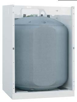 equipped with a set for connecting an external hot water tank with priority
