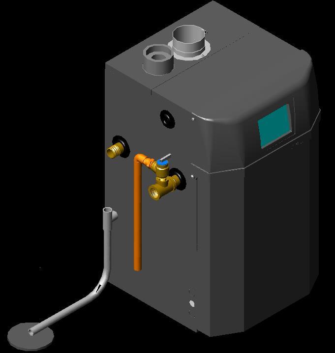 Installation and Operation Instructions Trinity Lx 6.0 CONDENSATE DRAIN This unit produces liquid condensate in the heat exchanger and venting system as a product of combustion.