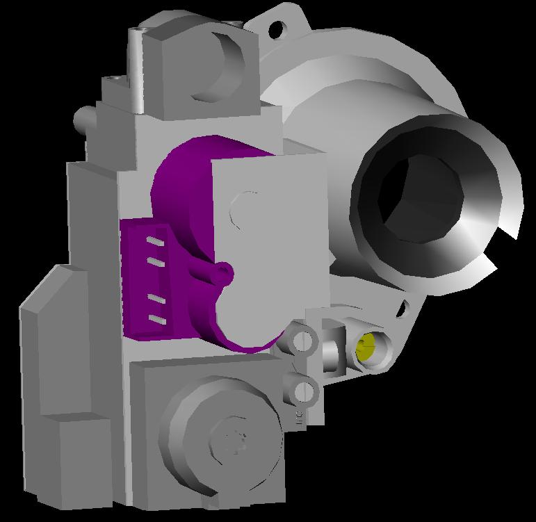 Gas Valve and Venturi Assembly (Lx150-300) Lx150E/Lx200 Orientation