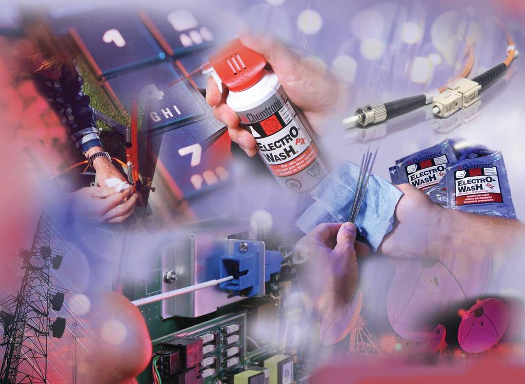 Fiber Optic Cleaning Products Connecting at the Speed of Light In the mid 1990 s Chemtronics began focusing our precision cleaning expertise on the growing telecommunications industry.