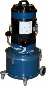 Compressed Air Driven Dust Extractors DC 1800 TR EX DC 2800 TR EX The DC 1800/2800 TR EX removes dust in three stages.